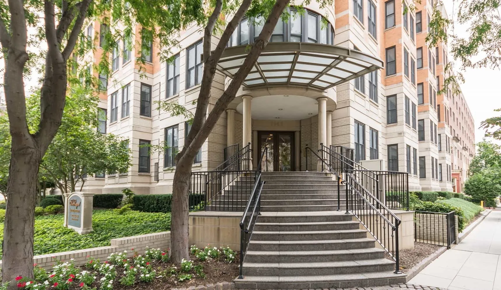 Front View of The Regent Apartment Complex