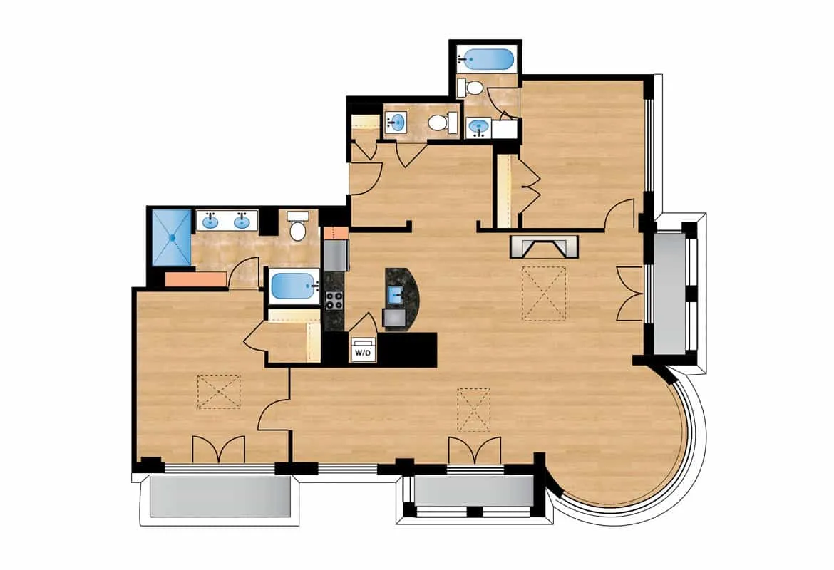 Penthouse — Unit 701 floor plan