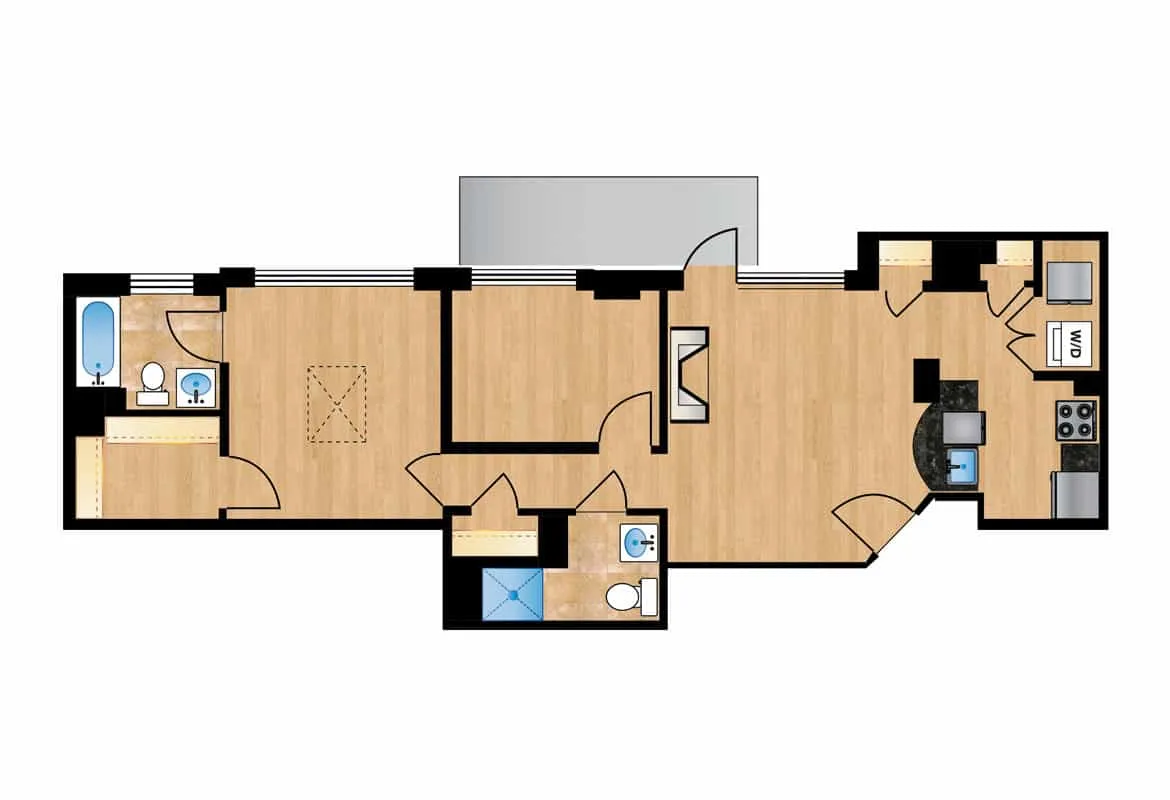 Penthouse — Unit 704 floor plan