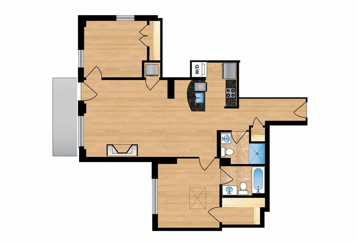 Penthouse — Unit 705 floor plan