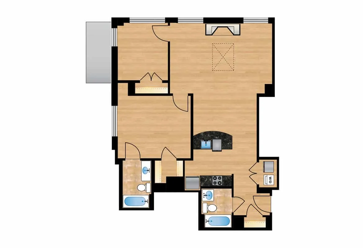 Penthouse — Unit 706 floor plan