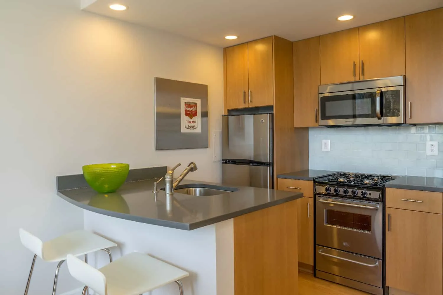 The Sutton Plaza Apartment Kitchen