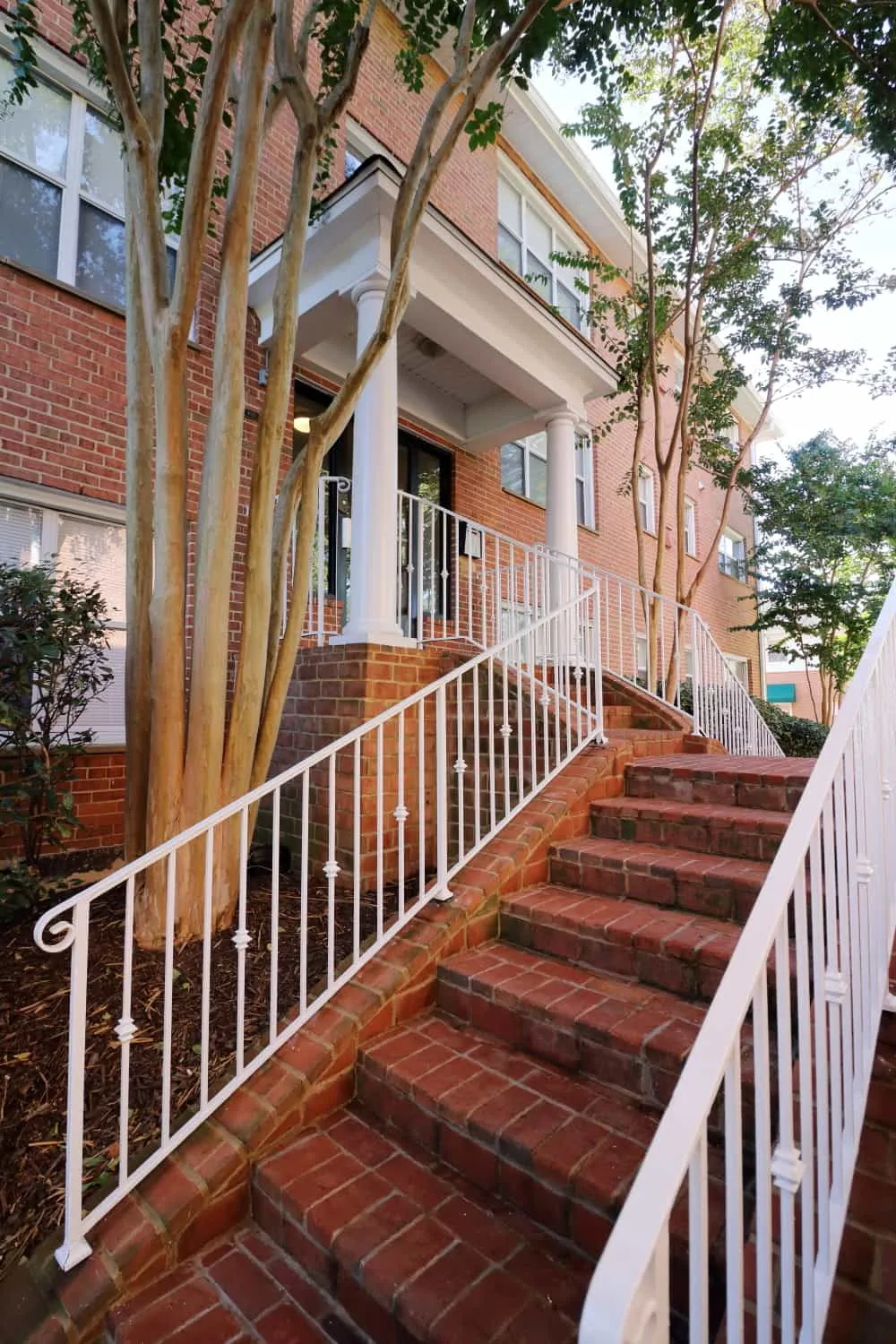 Entrance Stairs Into The Taylor Apartment Building