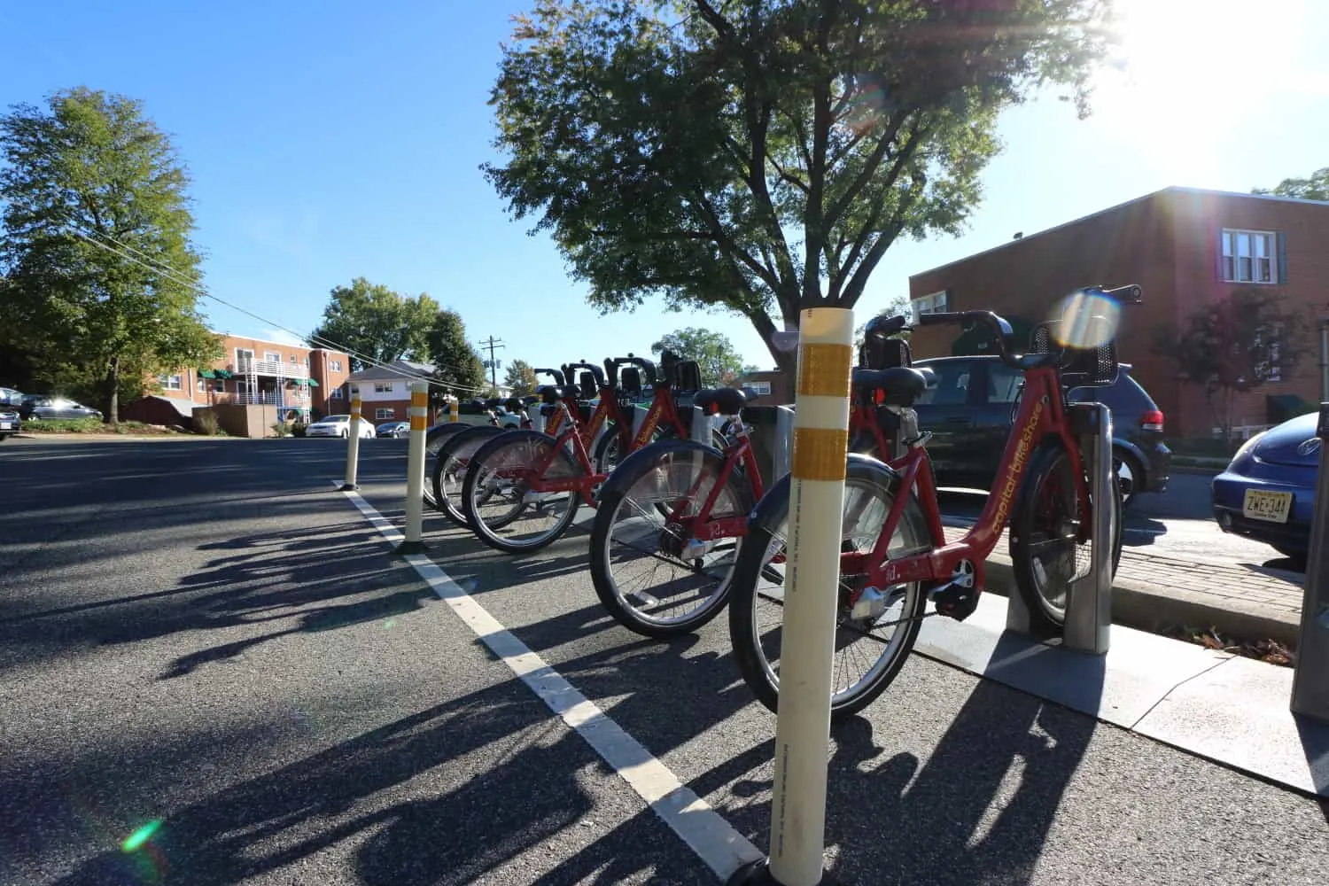 The Taylor Apartment Building Bike Share Bikes