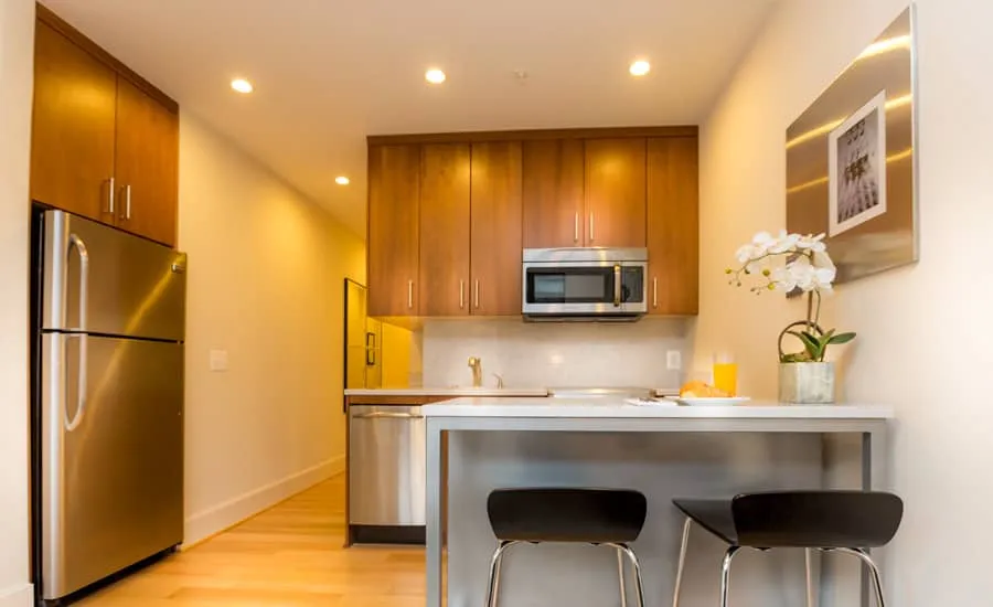 Apartment Kitchen In The Harper Building