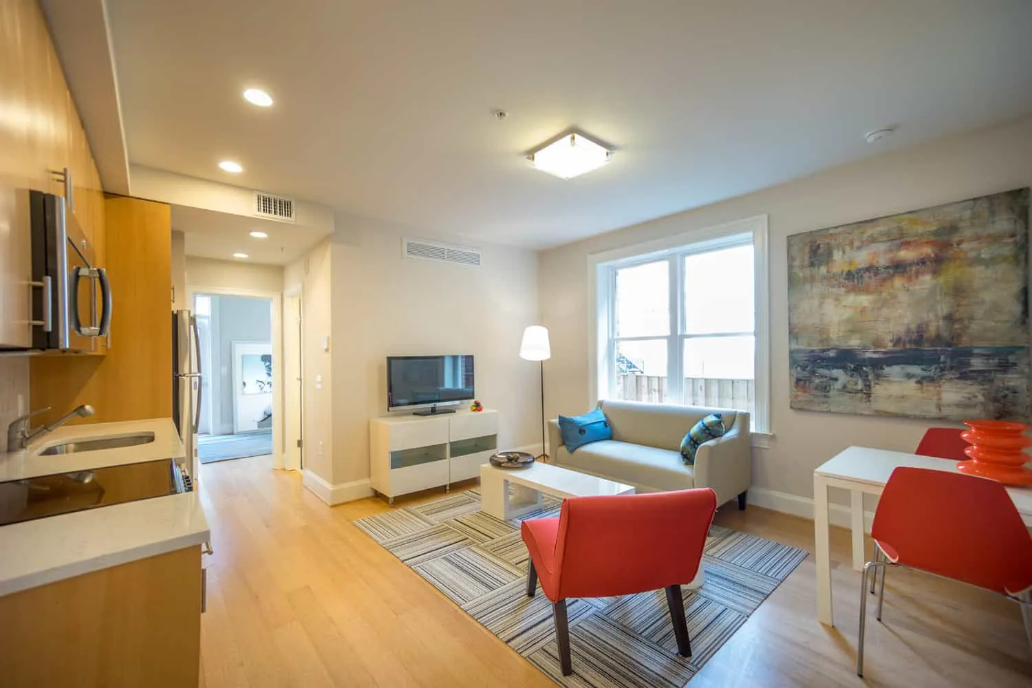 Santa Rosa Apartments Living Room View