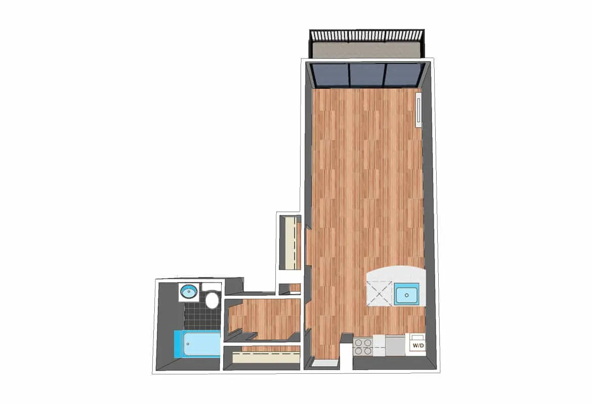 Studio — Tier 3 floor plan