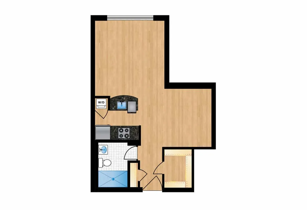 Studio — Tier 6 floor plan